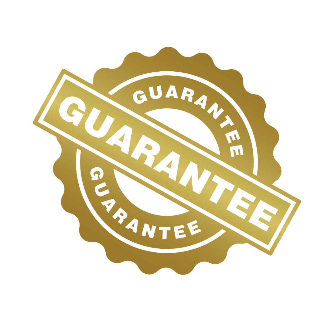 Garantie Siegel in Gold